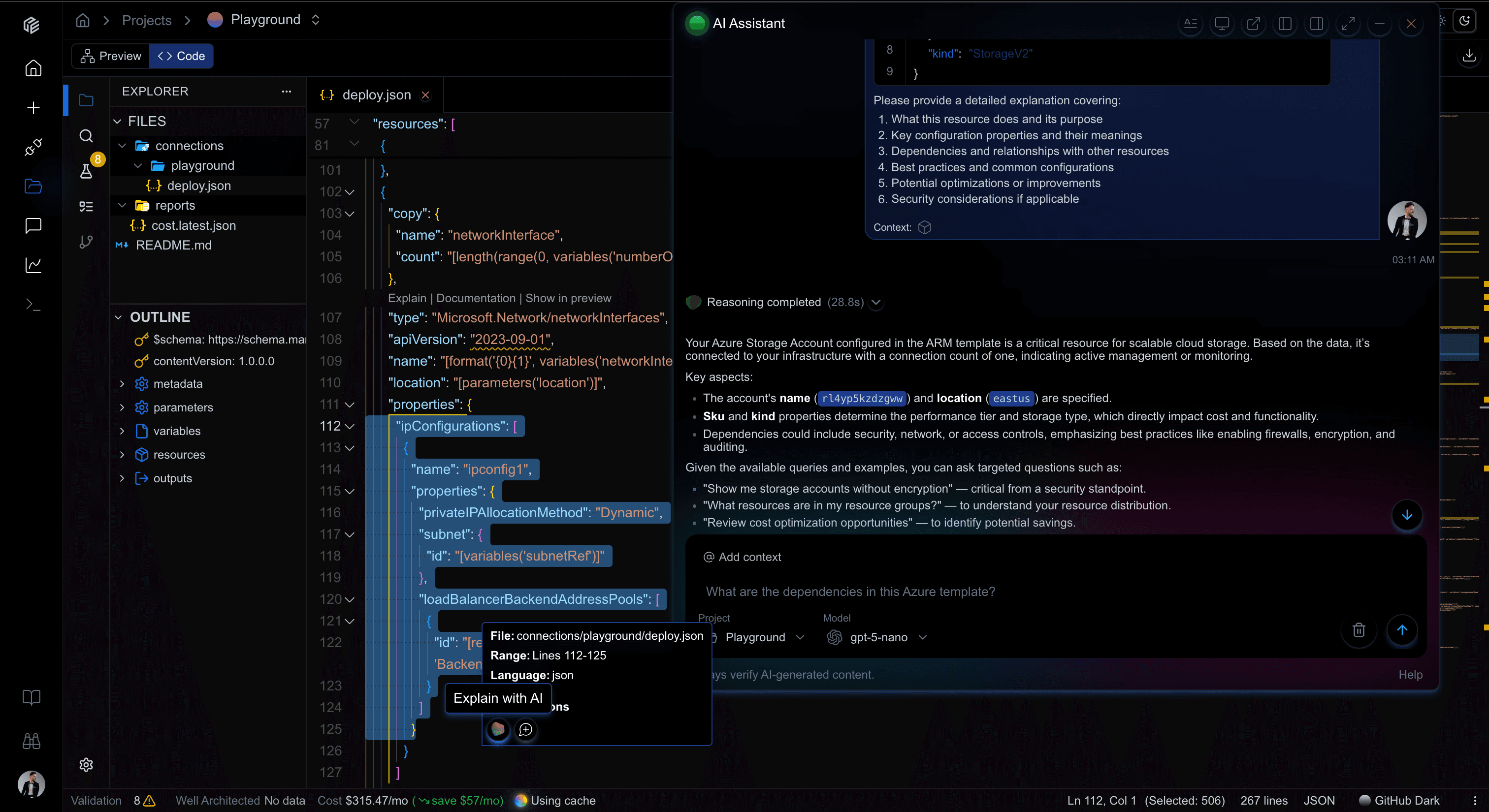 Cloudeval command-line and code workflow for cloud architecture automation